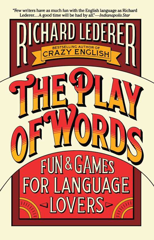 Book cover of The Play of Words