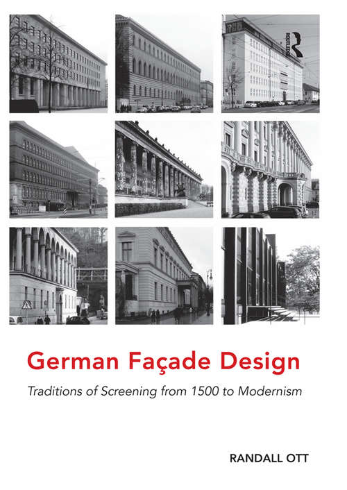 Book cover of German Façade Design: Traditions of Screening from 1500 to Modernism