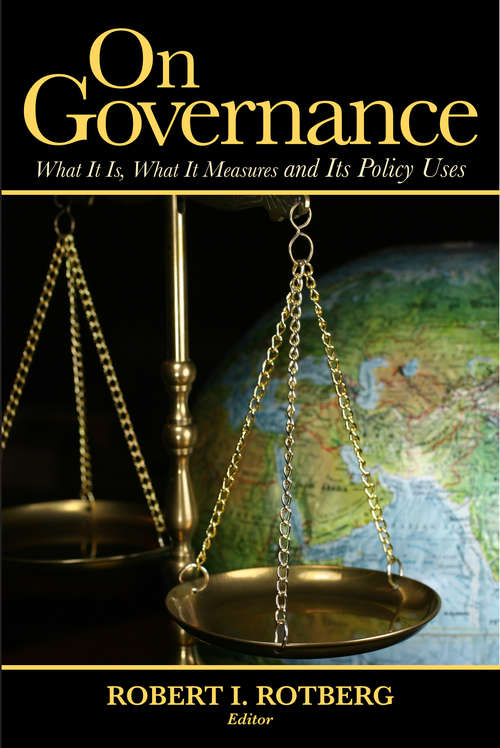 Book cover of On Governance: What It Is, What It Means and Its Policy Uses