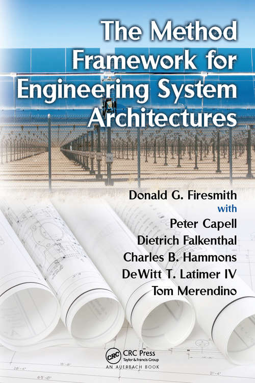 Book cover of The Method Framework for Engineering System Architectures