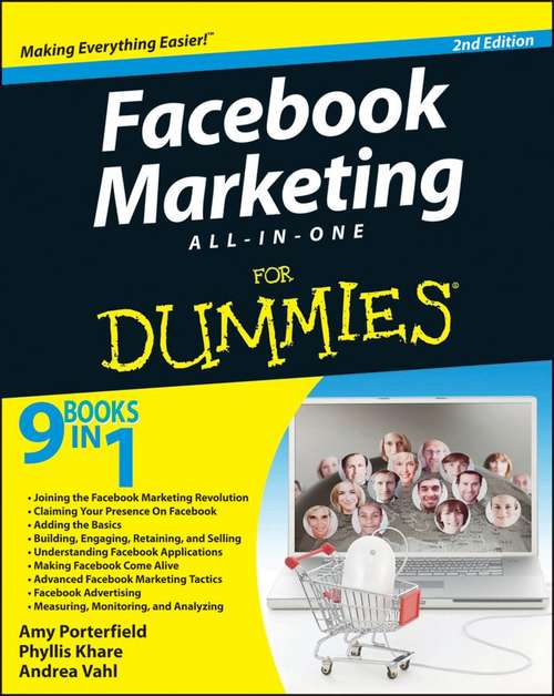 Book cover of Facebook Marketing All-in-One For Dummies