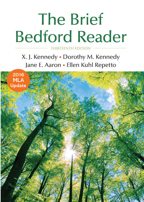 Book cover of The Brief Bedford Reader, 13th Edition