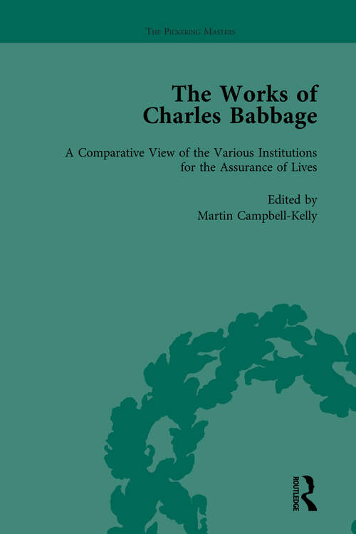 Book cover of The Works of Charles Babbage Vol 6