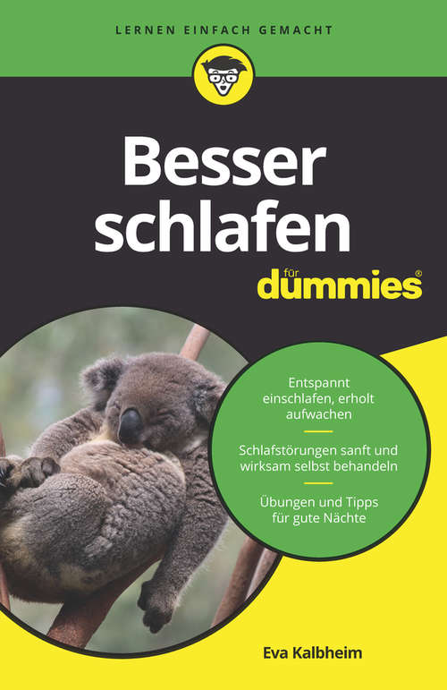 Book cover of Besser schlafen für Dummies (Für Dummies)