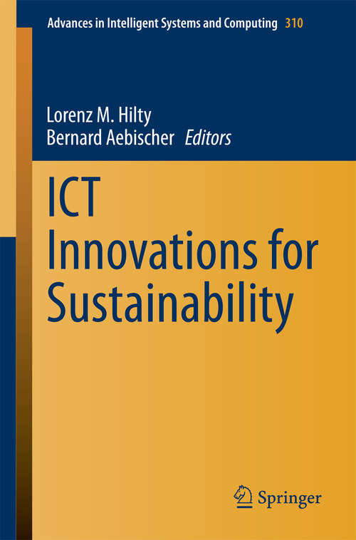Book cover of ICT Innovations for Sustainability