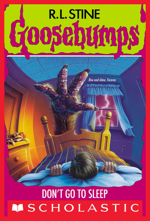 Book cover of Don't Go to Sleep (Goosebumps #54)