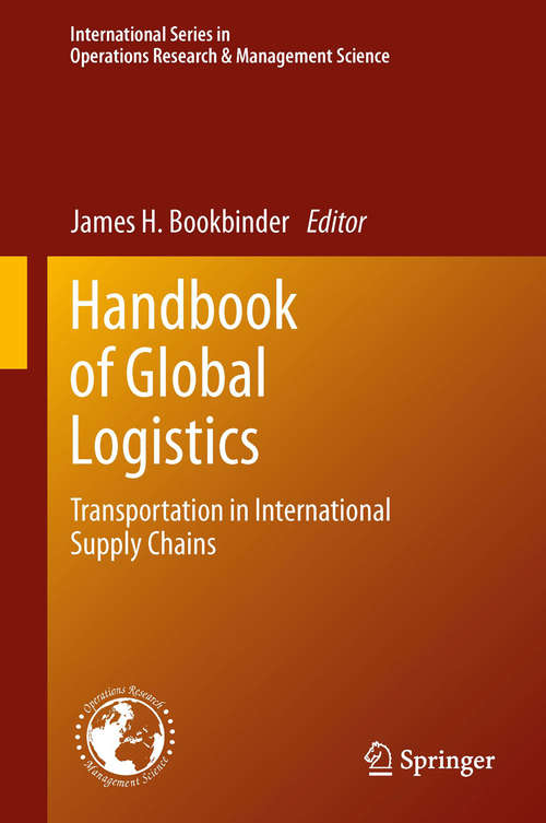 Book cover of Handbook of Global Logistics