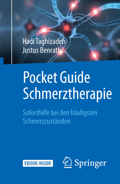 Book cover of Pocket Guide Schmerztherapie: Soforthilfe bei den häufigsten Schmerzzuständen (1. Aufl. 2019)