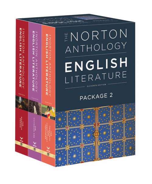 Book cover of The Norton Anthology of English Literature (Eleventh Edition)  (Vol. Volumes D, E, & F): He Romantic Period Through The Twentieth And Twenty-first Centuries (Eleventh Edition)