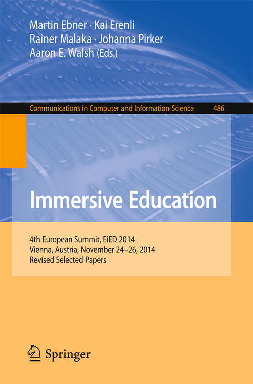 Book cover of Immersive Education