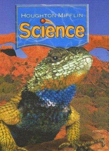 Book cover of Houghton Mifflin Science (Grade #4)