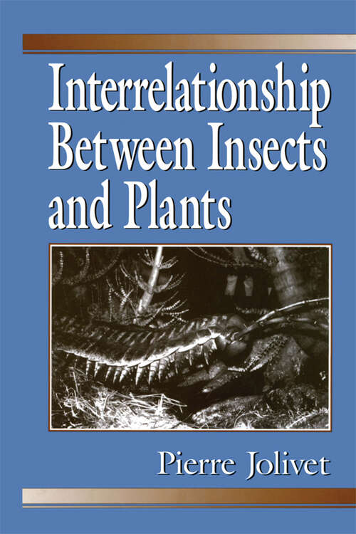 Book cover of Interrelationship Between Insects and Plants