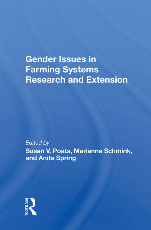 Book cover of Gender Issues In Farming Systems Research And Extension