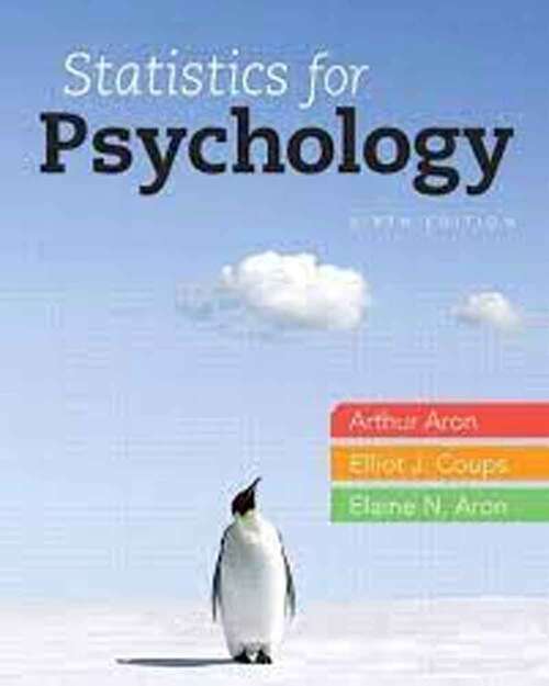 Book cover of Statistics for Psychology (Sixth Edition) (MyStatLab Series)