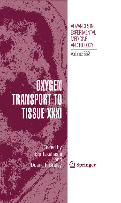 Book cover of Oxygen Transport to Tissue XXXI
