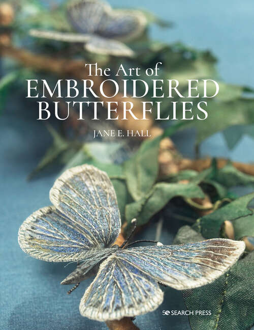 Book cover of The Art of Embroidered Butterflies