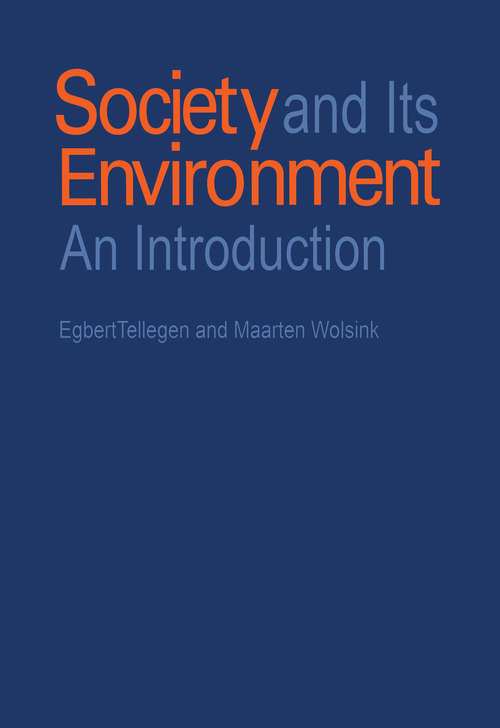 Book cover of Society & Its Environment: An Introduction