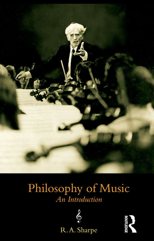 Book cover of Philosophy of Music: An Introduction