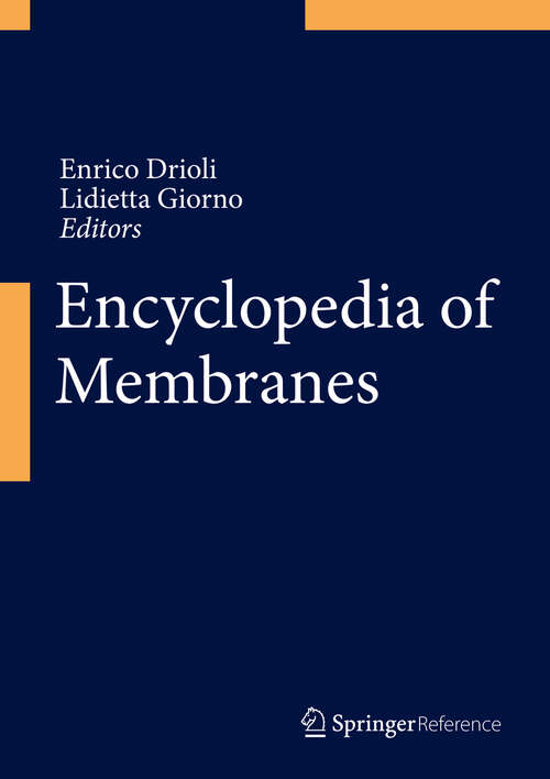 Book cover of Encyclopedia of Membranes