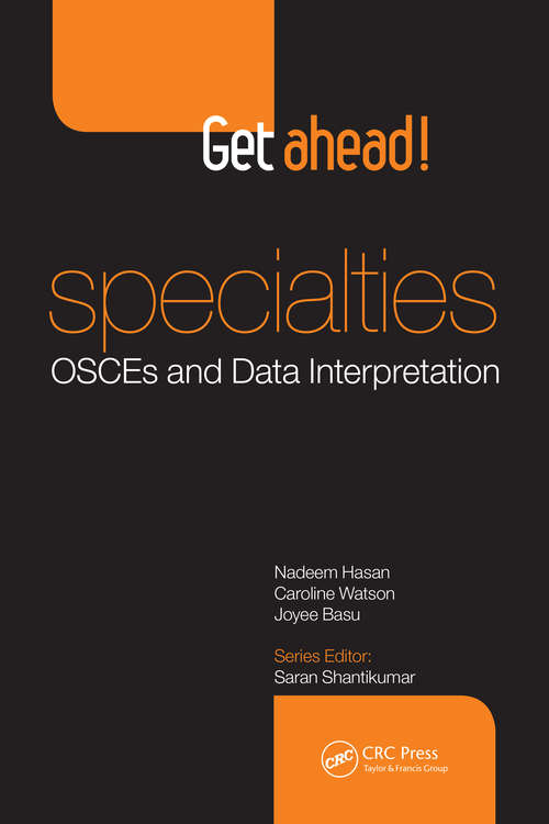 Book cover of Get ahead! Specialties: OSCEs and Data Interpretation (Get ahead!)