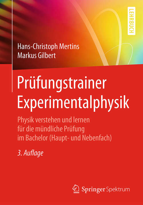 Book cover of Prüfungstrainer Experimentalphysik