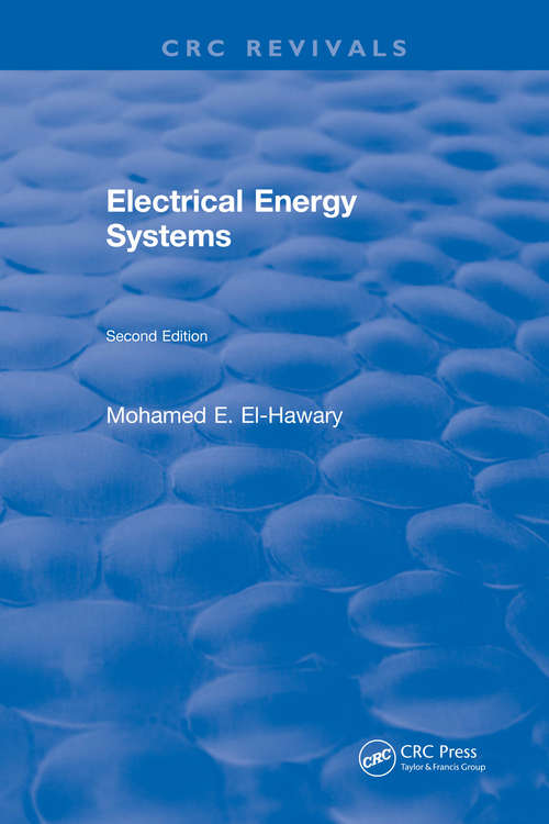 Book cover of Electrical Energy Systems: Second Edition (2)