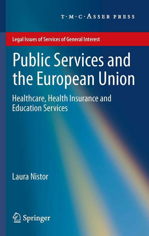 Book cover of Public Services and the European Union
