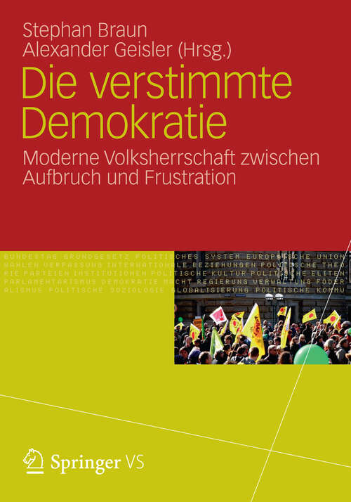 Book cover of Die verstimmte Demokratie