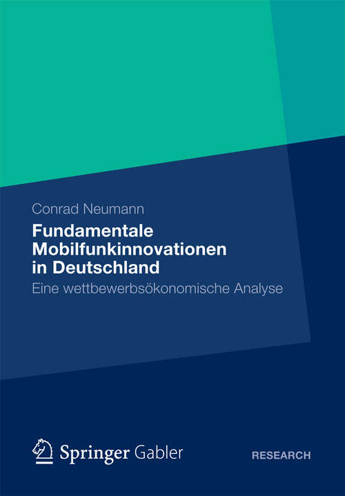 Book cover of Fundamentale Mobilfunkinnovationen in Deutschland