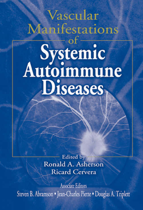 Book cover of Vascular Manifestations of Systemic Autoimmune Diseases