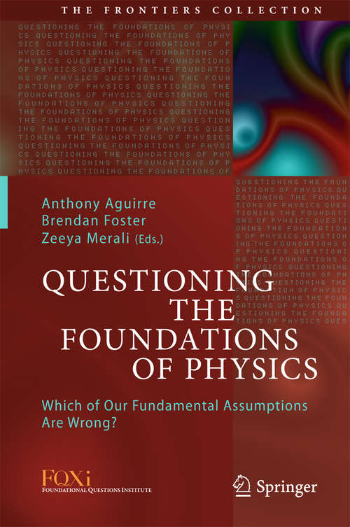 Book cover of Questioning the Foundations of Physics