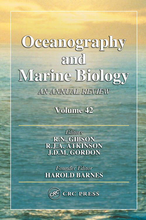 Book cover of Oceanography and Marine Biology: An annual review. Volume 42 (Oceanography and Marine Biology - An Annual Review)