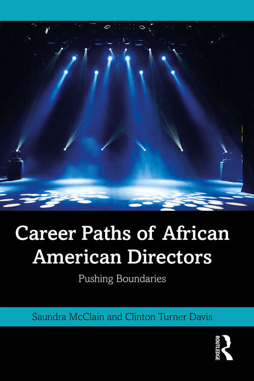 Book cover of Career Paths of African American Directors: Pushing Boundaries