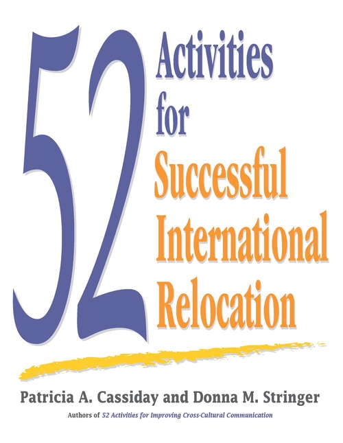 Book cover of 52 Activities for Successful International Relocation