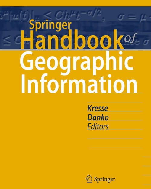 Book cover of Springer Handbook of Geographic Information