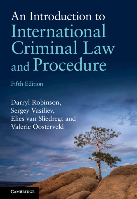 Book cover of An Introduction to International Criminal Law and Procedure