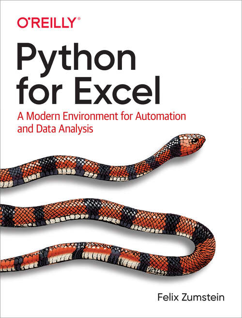 Book cover of Python for Excel: A Modern Environment For Automation And Data Analysis (1)