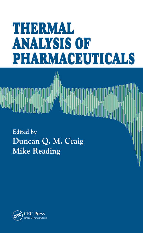 Book cover of Thermal Analysis of Pharmaceuticals (1)