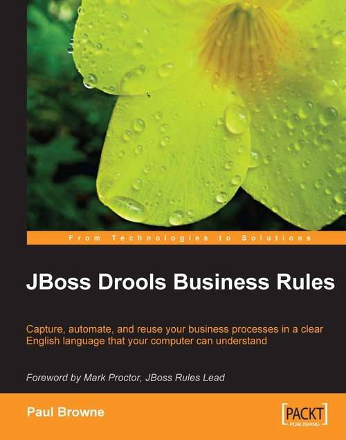 Book cover of JBoss Drools Business Rules