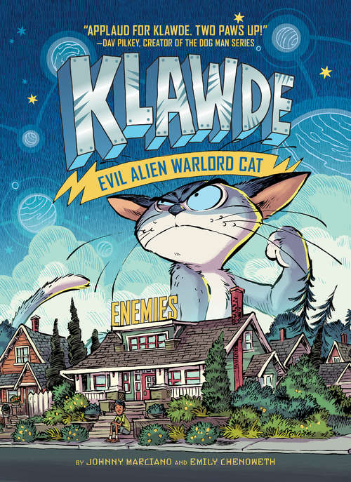 Book cover of Klawde: Evil Alien Warlord Cat: Enemies #2 (Klawde: Evil Alien Warlord Cat #2)