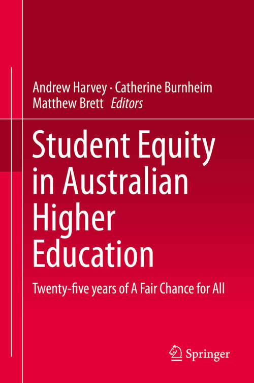 Book cover of Student Equity in Australian Higher Education