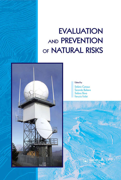 Book cover of Evaluation and Prevention of Natural Risks