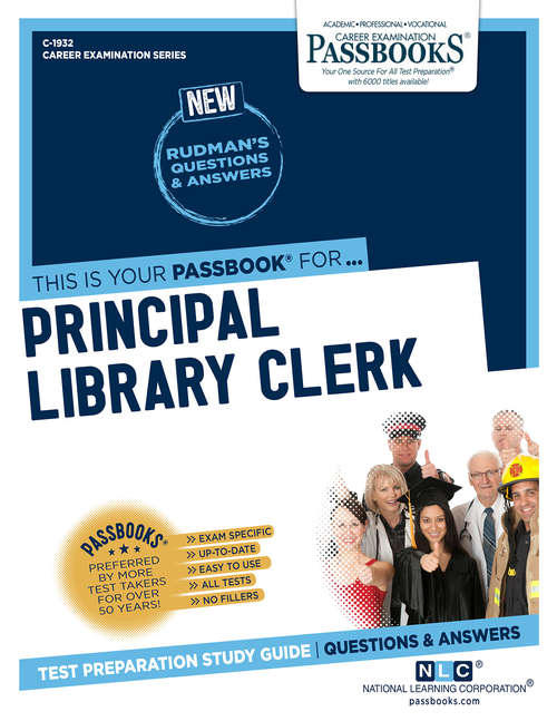 Book cover of Principal Library Clerk: Passbooks Study Guide (Career Examination Series)