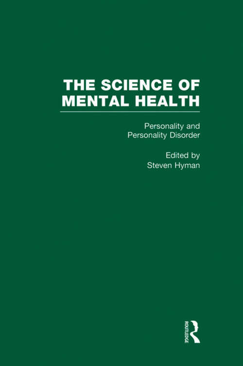 Book cover of Personality and Personality Disorders: The Science of Mental Health (The Science of Mental Health #7)