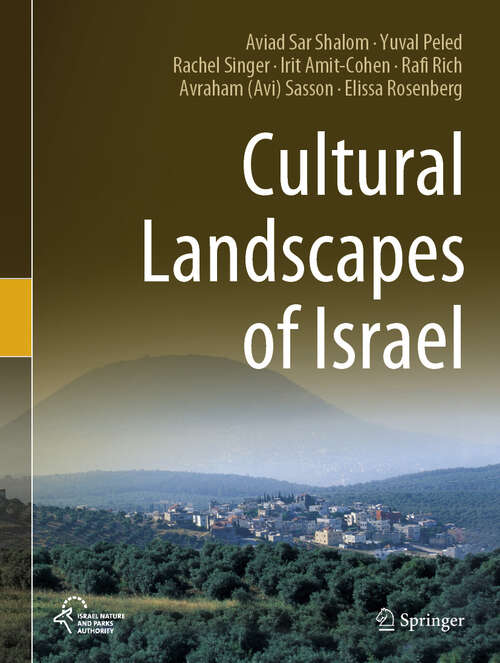 Book cover of Cultural Landscapes of Israel (1st ed. 2023)