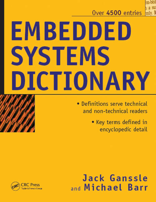 Book cover of Embedded Systems Dictionary