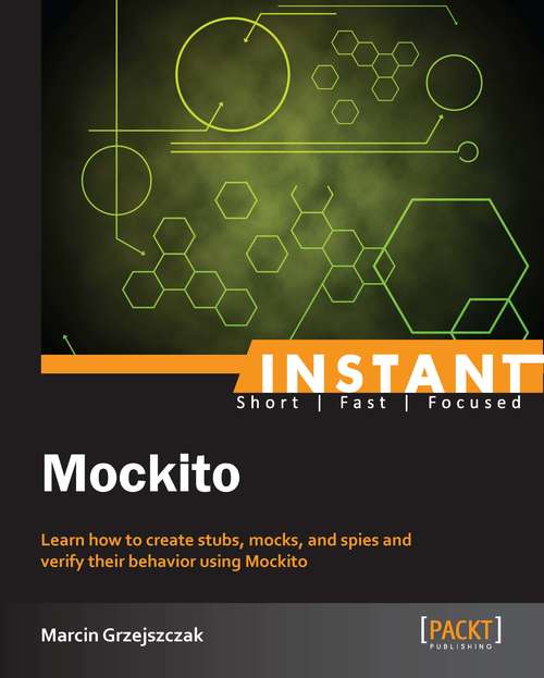 Book cover of Instant Mockito