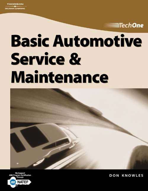 Book cover of TechOne: Basic Automotive Service and Maintenance
