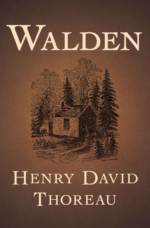 Book cover of Walden: Large Print