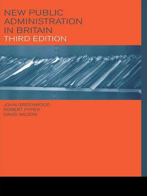 Book cover of New Public Administration in Britain (3)